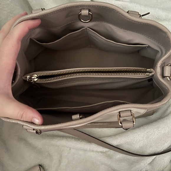 Coach Margot Carryall Color Block Crossgrain Leather Shoulder Bag Handbag Womens - Picture 3 of 6